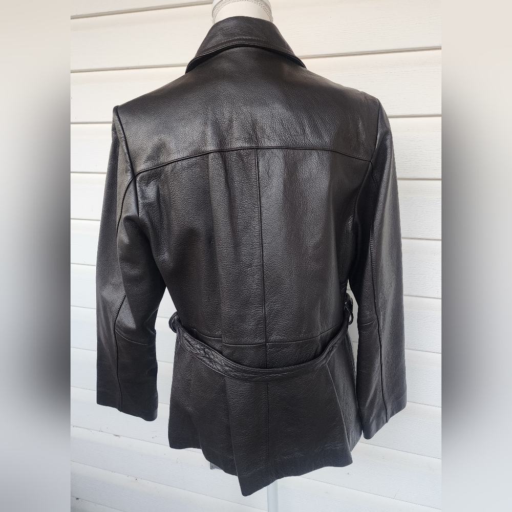 Wilsons Leather MAXIMA Black Leather Jacket!!! Y2K!! - Picture 5 of 14